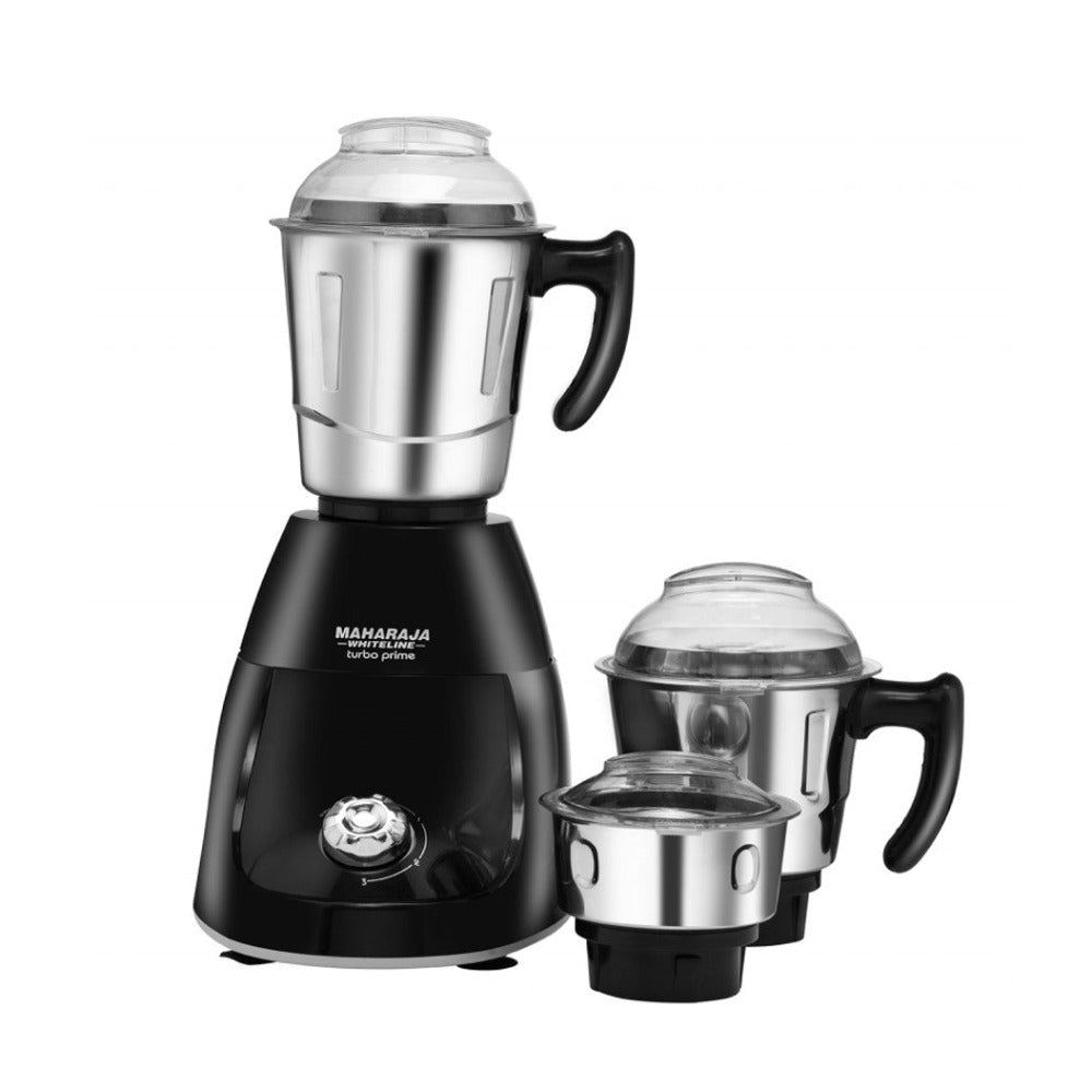 Maharaja Whiteline Turbo Prime HD 1000 Watt Mixer Grinder with 3 Jars - 1