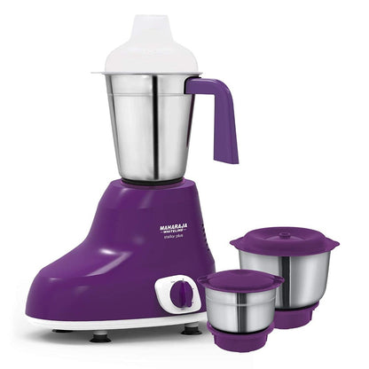 Maharaja Whiteline Stellar Plus 500 Watts Mixer Grinder with 3 Jars-1