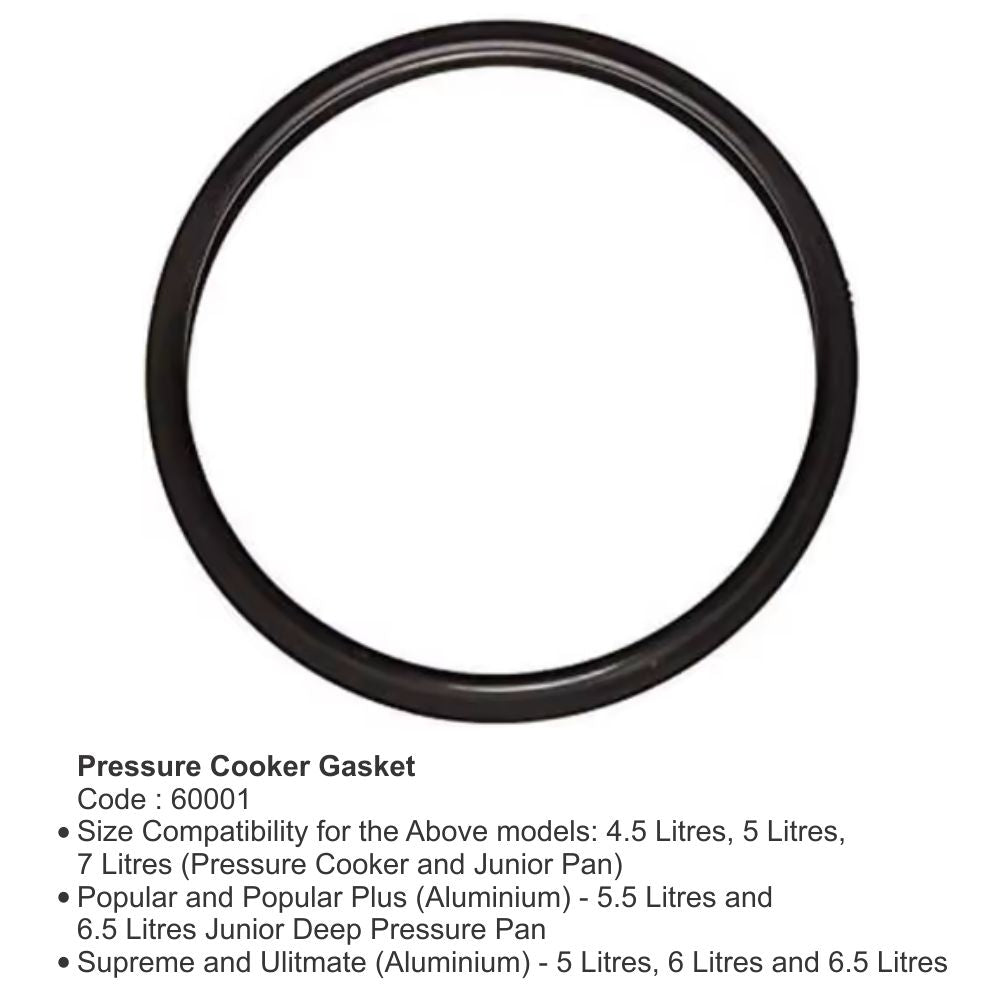 Prestige Aluminium Junior Pressure Cooker Gasket - PR60001 - 2