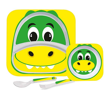 Cello Melmoware Kids Zebra Design Meal Set (Multicolour) -4 Pieces on www.rasoishop.com