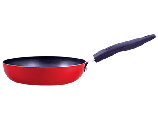 Nirlon Nelcon Aluminium Mini Tadka Pan/ Vagariya | Red