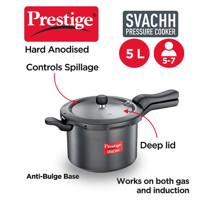 Prestige Svachh Hard Anodized Pressure Cooker - 11