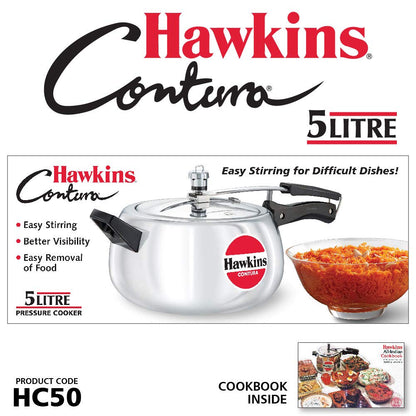 Hawkins Contura Aluminium 5 Litres Pressure Cookers - 14