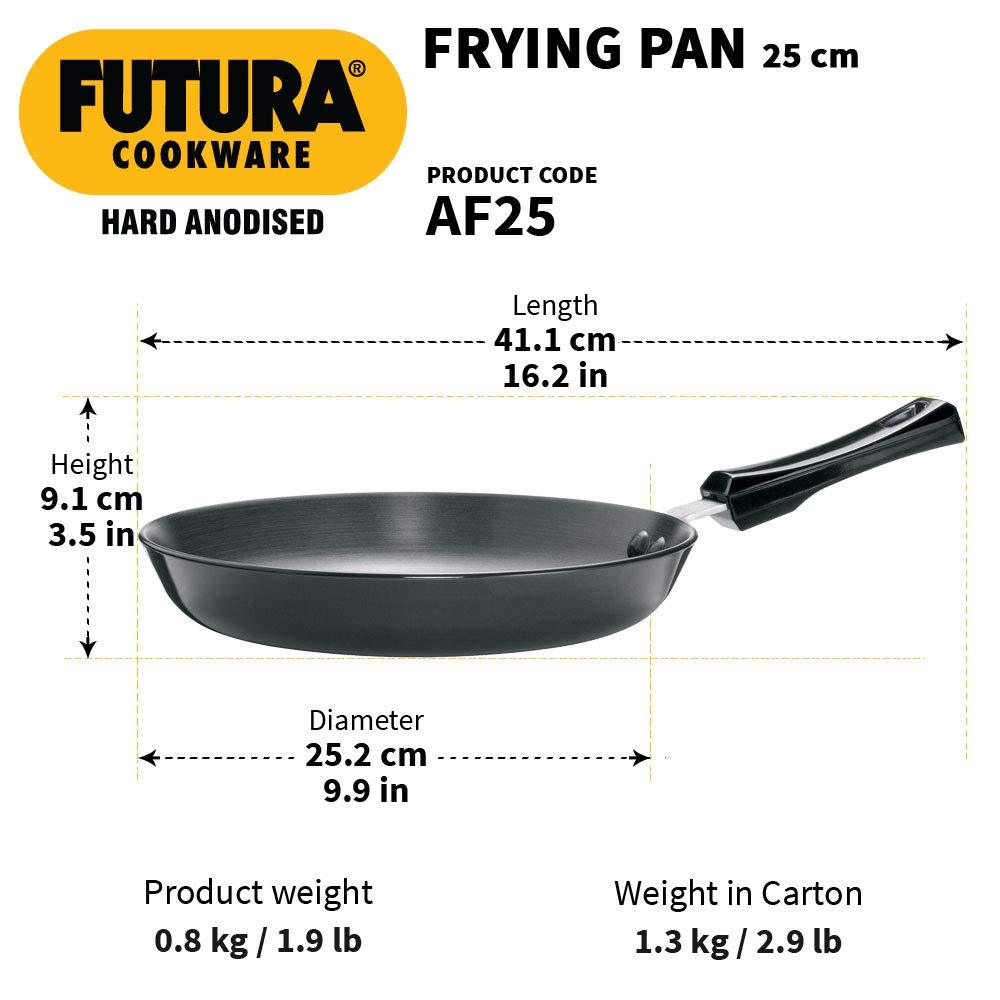 Hawkins Futura Hard Anodised Frying Pan Without Lid - 12