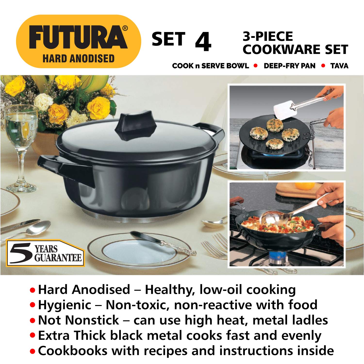 Hawkins Futura Hard Anodised Cookware