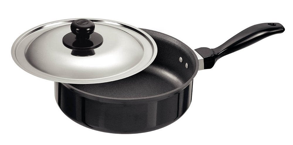 Hawkins Futura Non-Stick Sauté Curry Pan with Lid, 2 litres