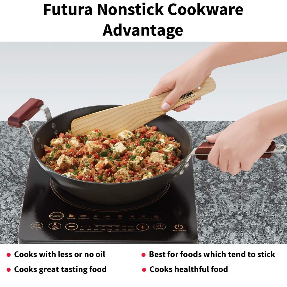 Hawkins Futura Nonstick 3 L Stir-Fry Deep-Fry Pan - 4