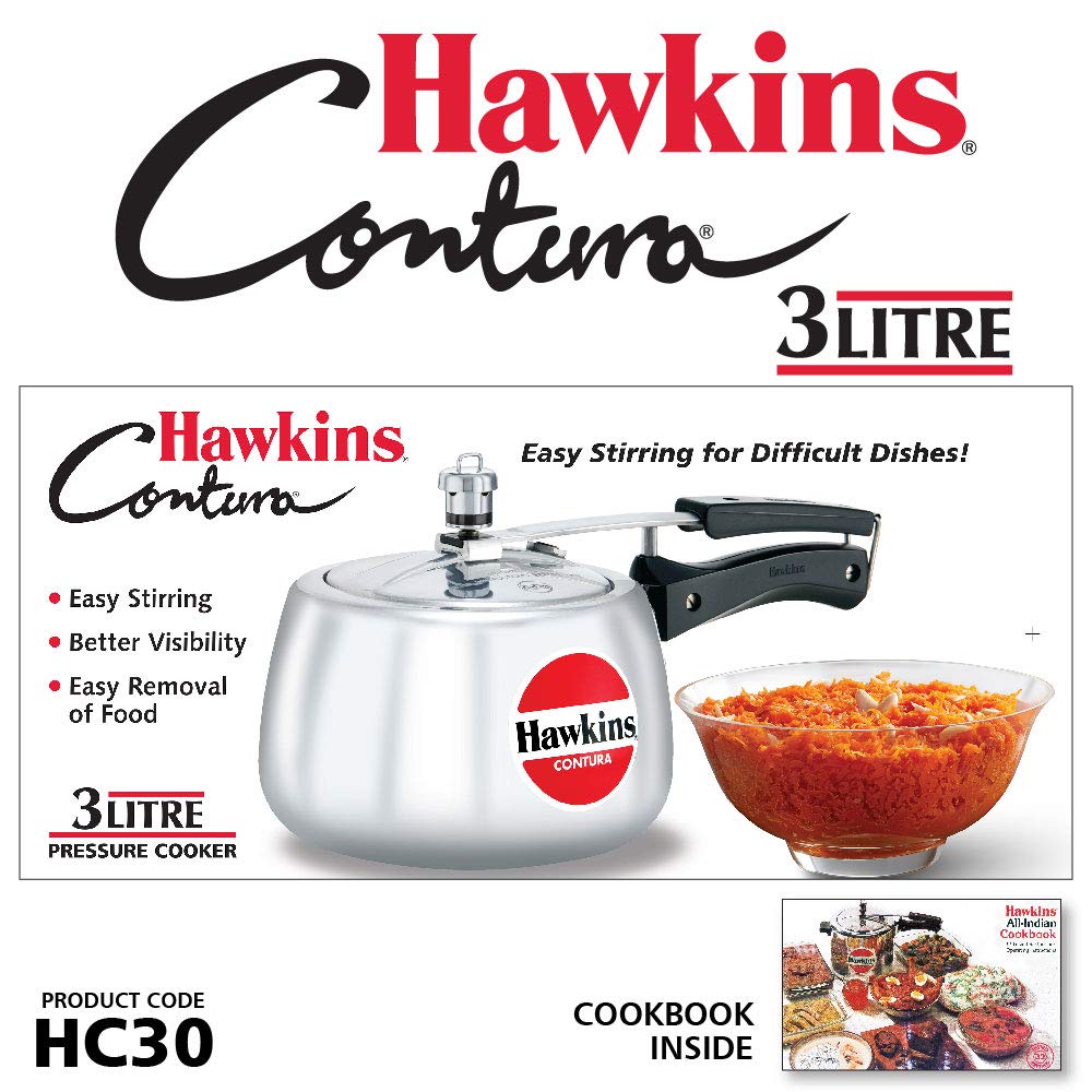 Hawkins Contura Aluminium 3 Litres Pressure Cookers - 8