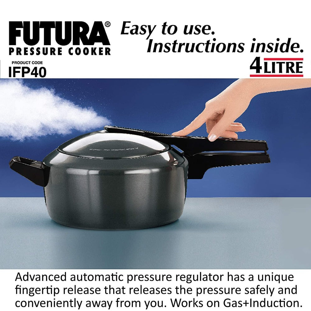 Hawkins Futura Hard Anodised Pressure Cooker - 9