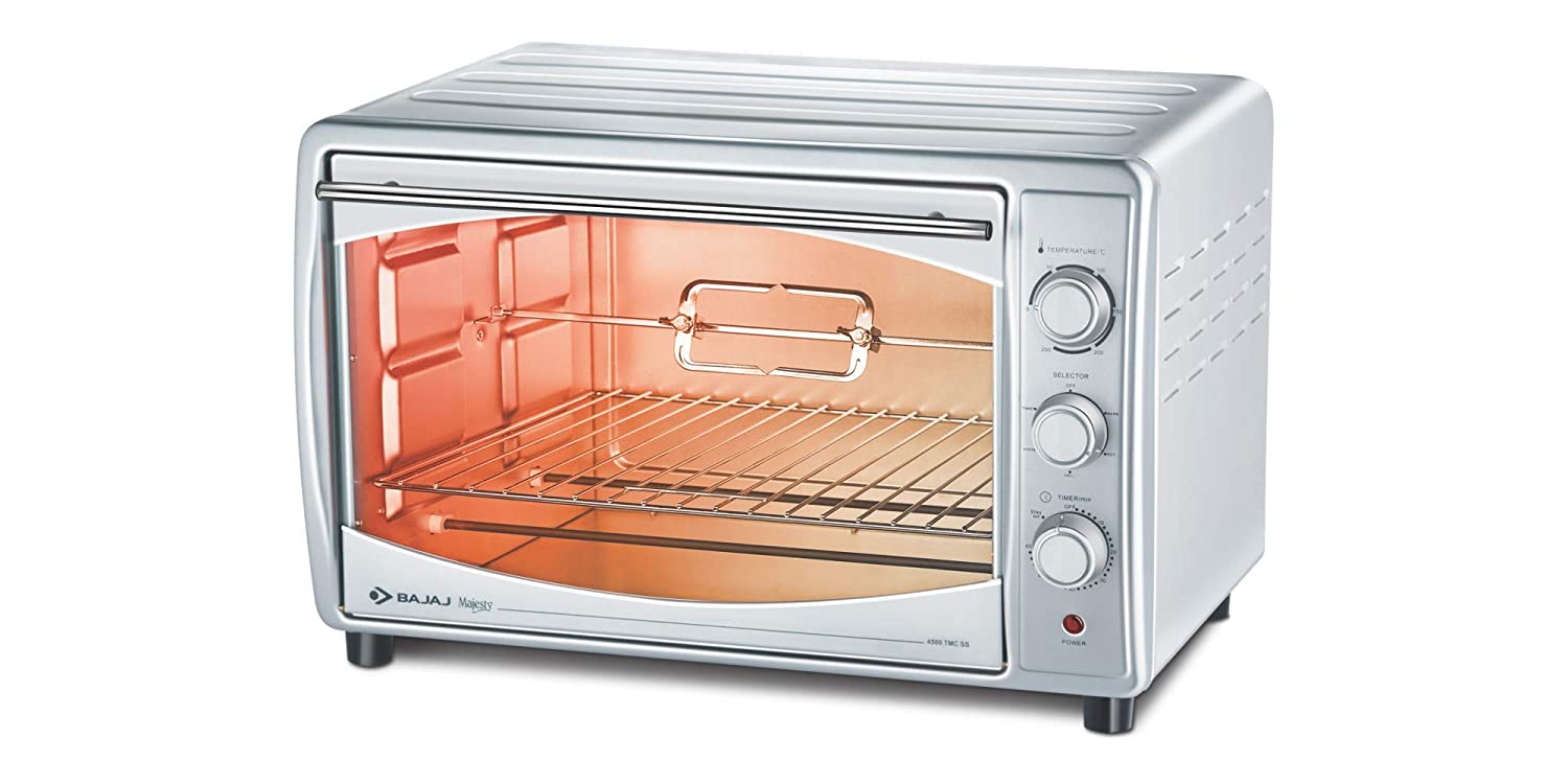 Bajaj Majesty 28 / 35 / 45 Litre Oven Toaster Grill (Silver)