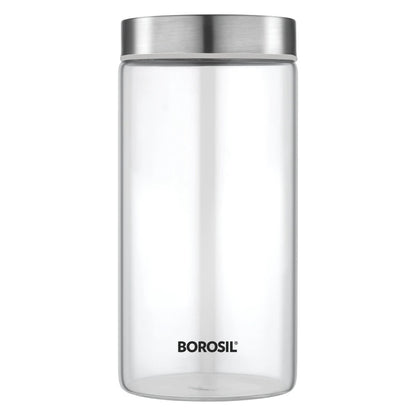 Borosil Endura Storage Glass Jar with SS Lid - 1200 ML - 9
