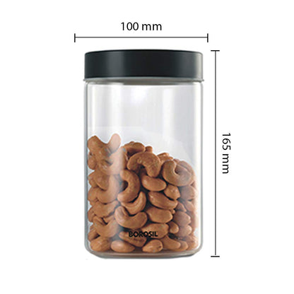 Borosil Endura 1000 ML Glass Storage Jar - 3