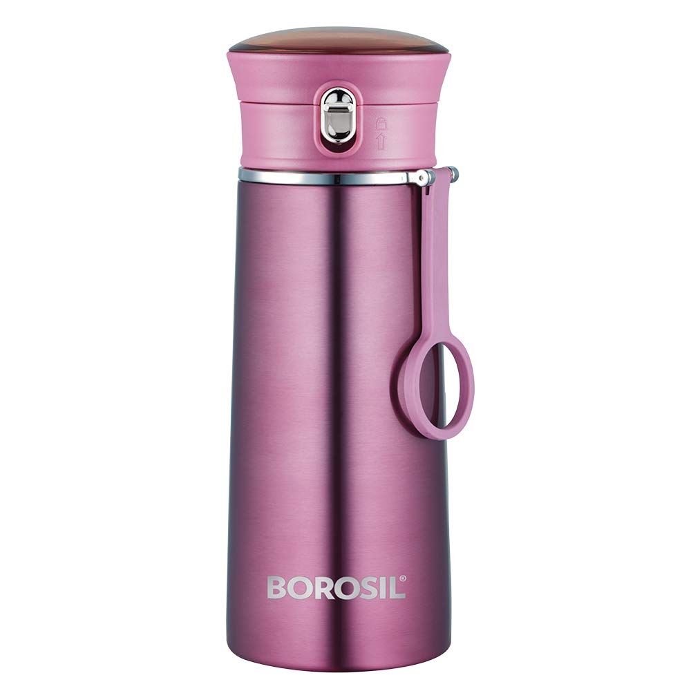 Borosil Stainless Steel Hydra Travelease Vacuum Insulated Flask Water Bottle - 6