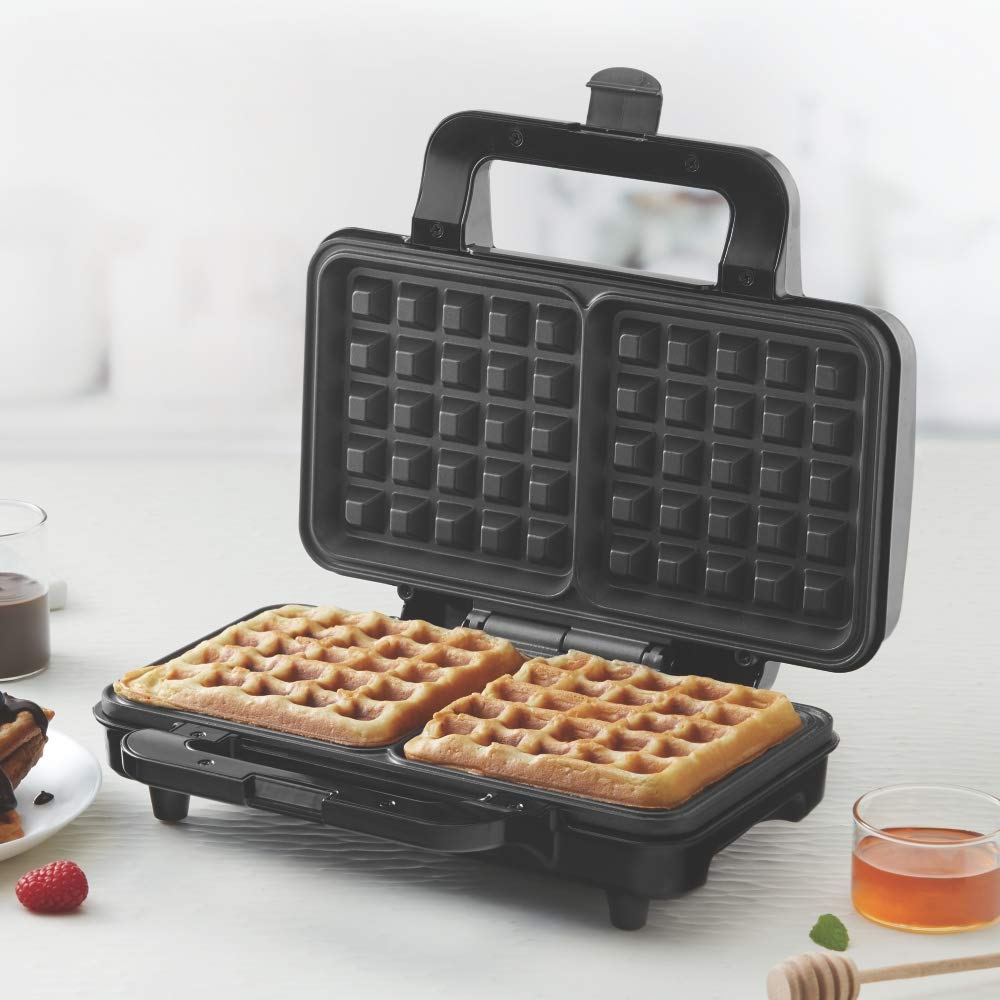 Borosil - Neo Waffle Maker, 1000 W, Silver