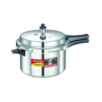 Prestige Popular Plus Induction Base Aluminium Pressure Cooker - 5.5 Litre - 7