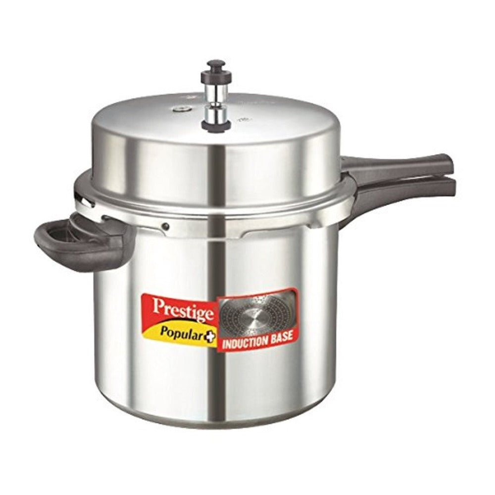 Prestige Popular Plus Induction Base Aluminium Pressure Cooker - 12 Litre - 13