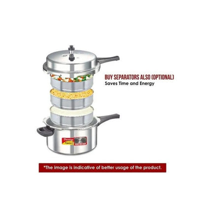 Prestige Popular Plus Induction Base Aluminium Pressure Cooker - 16