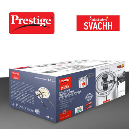 Prestige Nakshatra Plus Svachh Aluminium Inner Lid Pressure Cooker - 10733 - 8