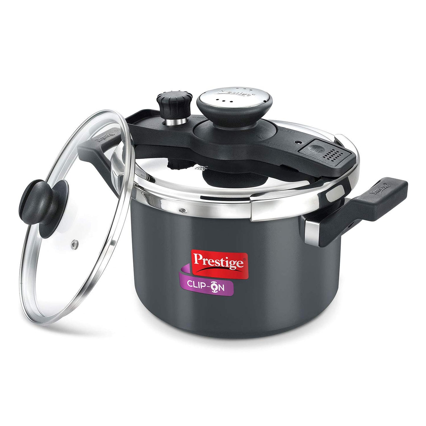 Prestige Clip-on Mini Hard Anodised Aluminium Pressure Cookers