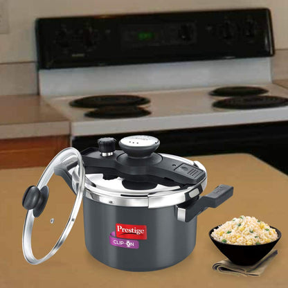 Prestige Clip-on Mini Hard Anodised Aluminium Pressure Cookers