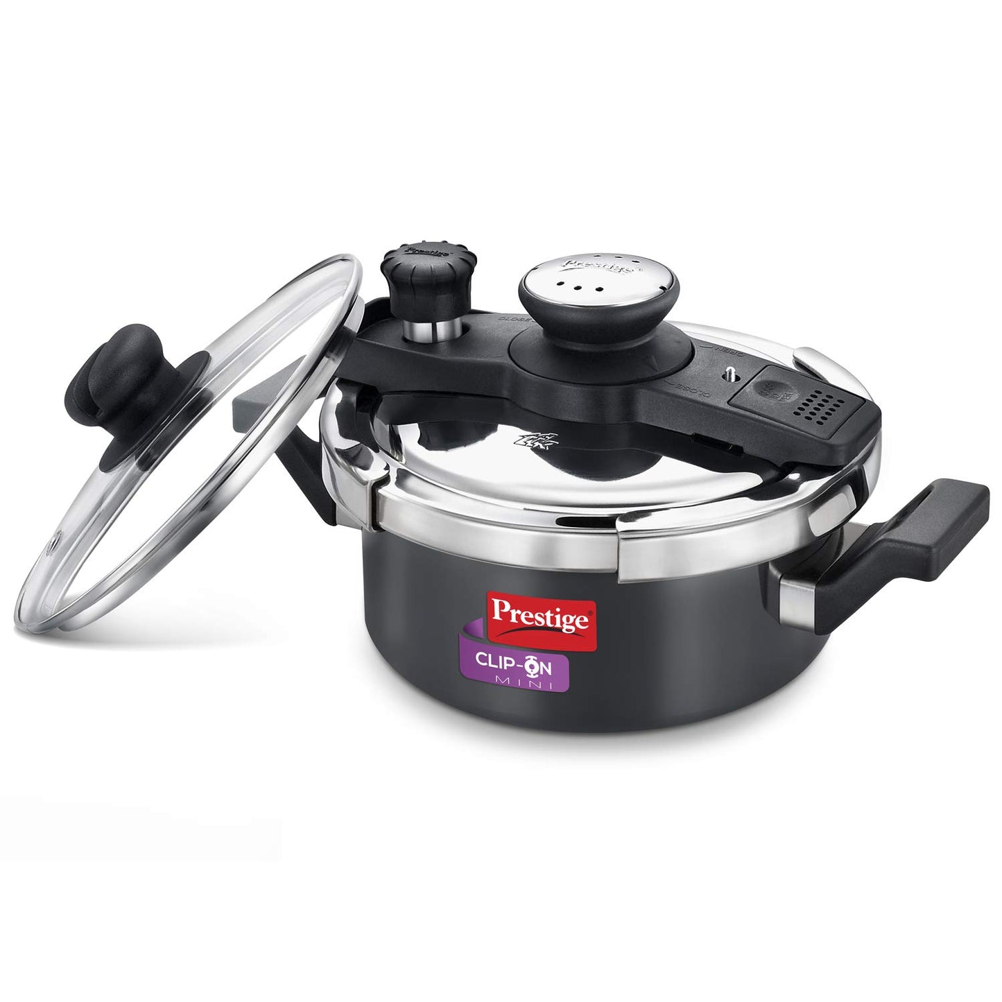 Prestige Clip-on Mini Hard Anodised Aluminium Pressure Cookers