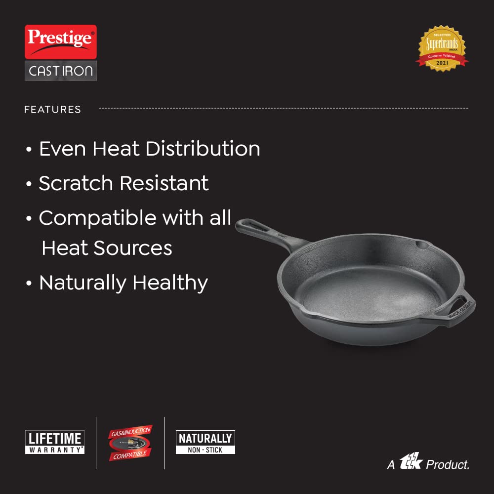 Prestige Cast Iron 25 cm Fry Pan - 30559 - 11