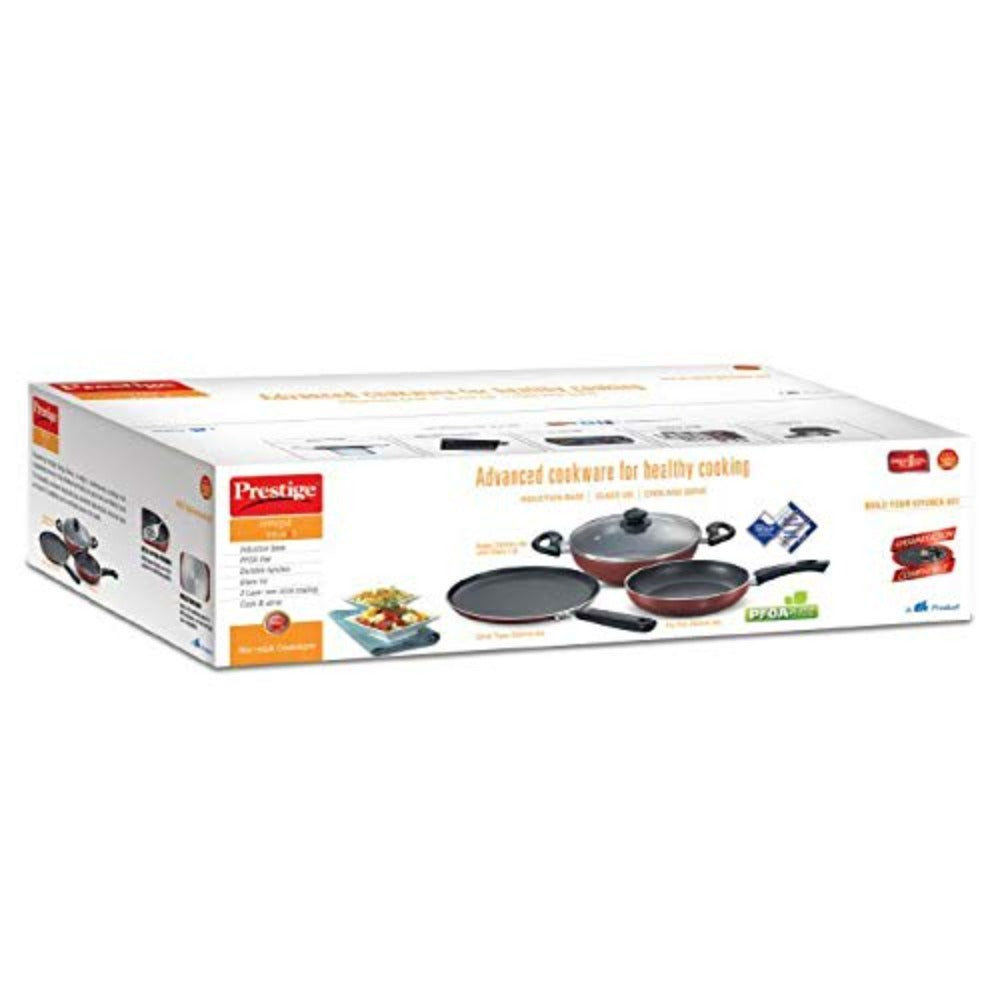 Prestige Omega Deluxe Aluminium Non-Stick Kitchen Set - 8