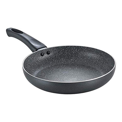 Prestige Omega Deluxe Granite Fry Pan, 1.1 L, 1.7 L and 3 L, Black only on www.rasoishop.comPrestige Omega Deluxe Granite Fry Pan, 1.1L | 1.7L | 3L | Black only on www.rasoishop.com