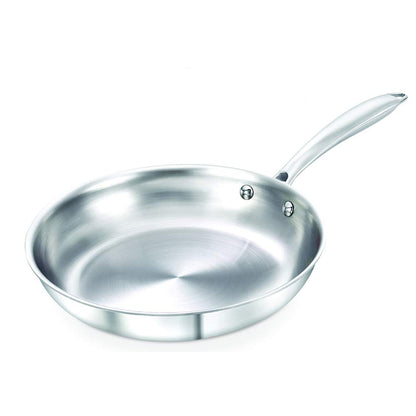 Prestige Induction Base Tri Ply Stainless Steel Fry Pan, 240mm