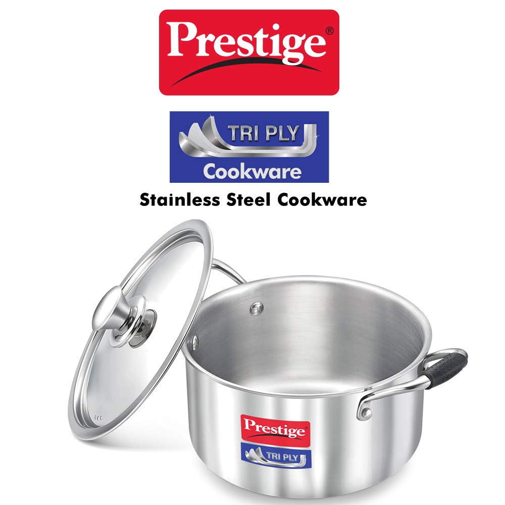 Prestige Tri Ply Casserole Dia 240 MM - PR36808