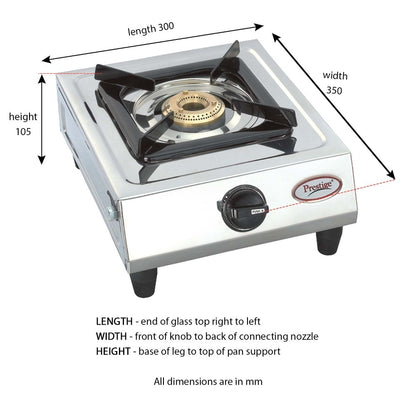 Prestige Prithvi 1 Burner Gas Stove - 2