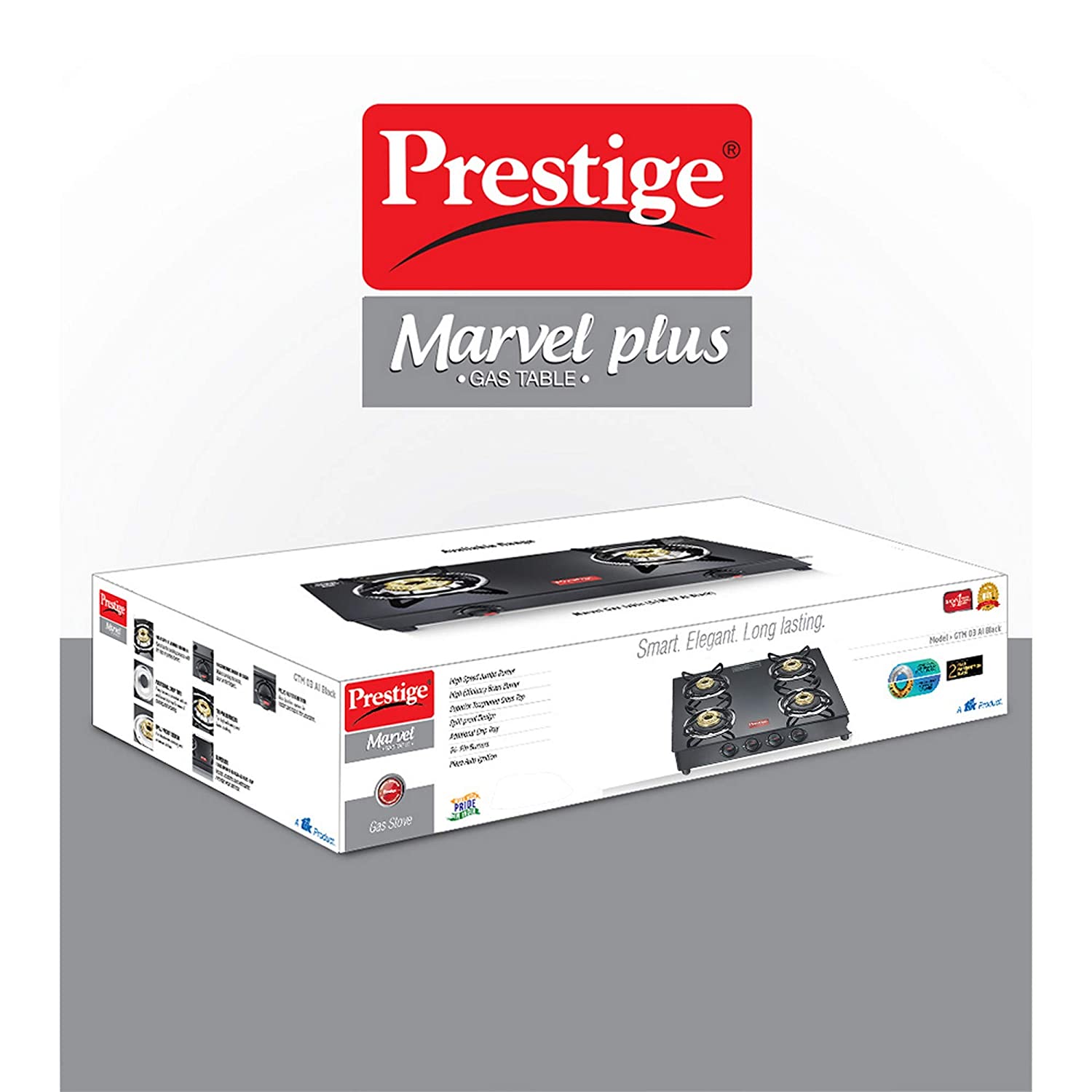Prestige Marvel SQ Plus गॅस स्टोव्ह GTM 04 - PR40355 