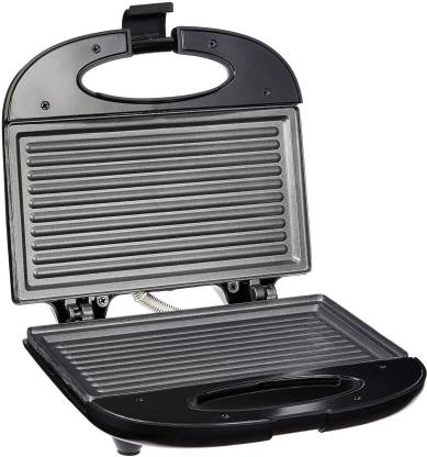 Prestige PGMFB 800 Watt Grill Sandwich Toaster with Fixed Grill Plates, Black