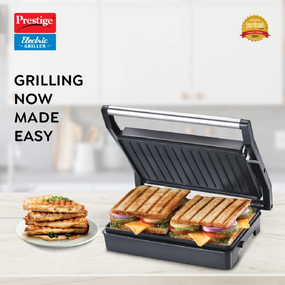 Prestige PEG 6.0 Non-Stick Coating 1000 Watts Electric Grill - 2