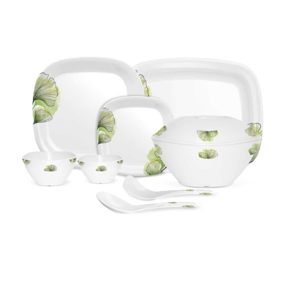 Milton Melamine Square Round 31 Pcs Dinner Set - 8