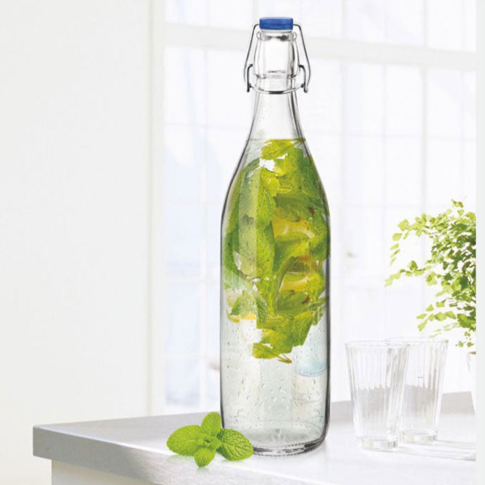 Treo Suzzan 1000 ML Glass Bottle with Cap - 1