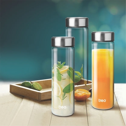 Treo Borosilicate Crysta Glass Bottle - 1