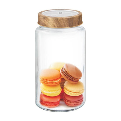 Treo Woody Radius Storage Glass Jar - 8