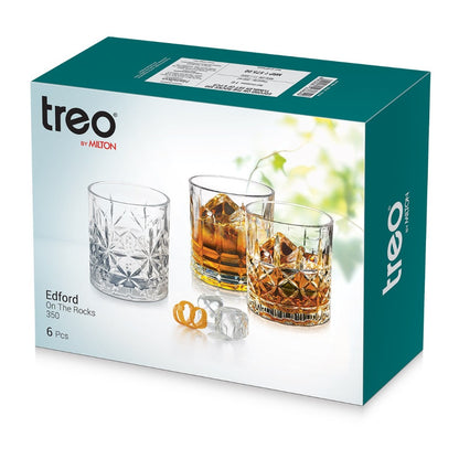 Treo Edford on the Rocks 350 ML Whisky Tumbler - 9