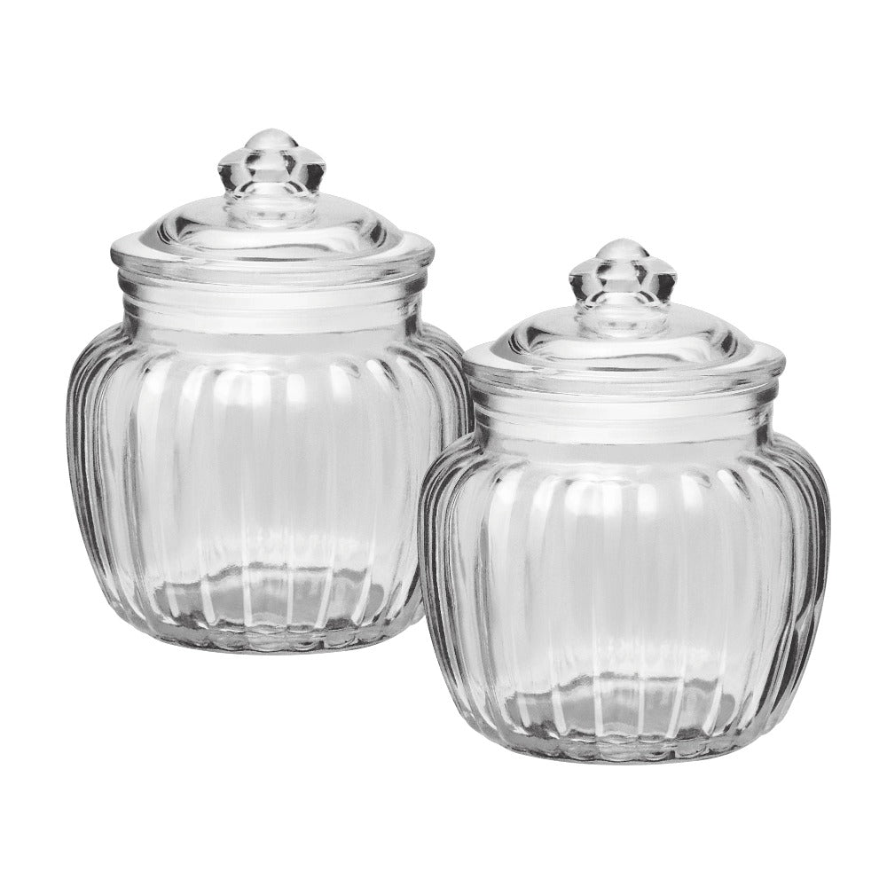 Treo Pot Jar with Glass Lid 670 ML Storage Jar - 2