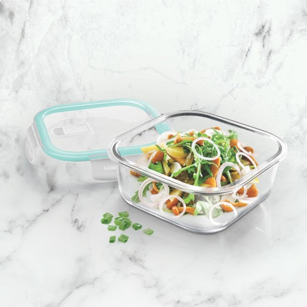 Treo High Borosilicate Clip Fresh Square Container - 12