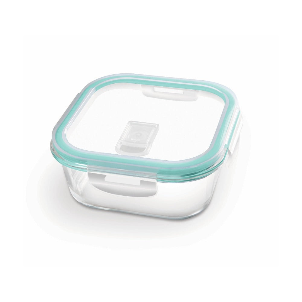 Treo High Borosilicate Clip Fresh Square Container - 1200 ml - 10