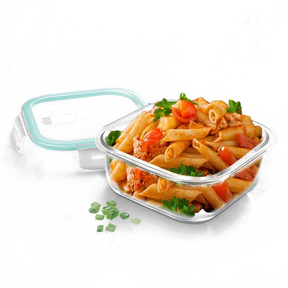 Treo High Borosilicate Clip Fresh Square Container - 520 ml - 7