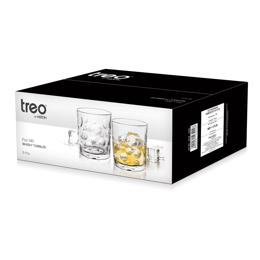 Treo Fizz 340 ML Whisky Tumbler - 3