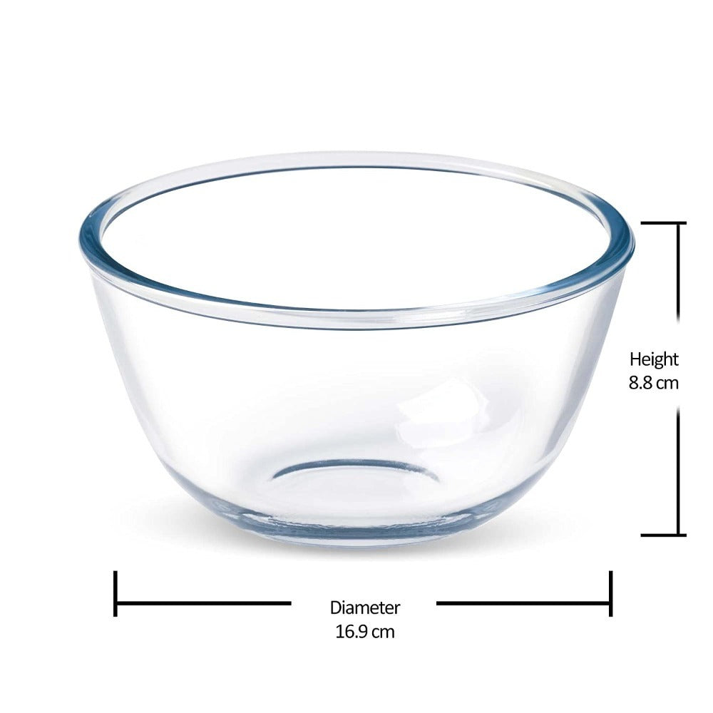 Treo Ovensafe Borosilicate Glass Mixing Bowl - 9