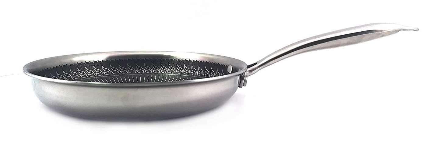 Brilliant SS Triply NSE Tesla Fry Pan 24cm