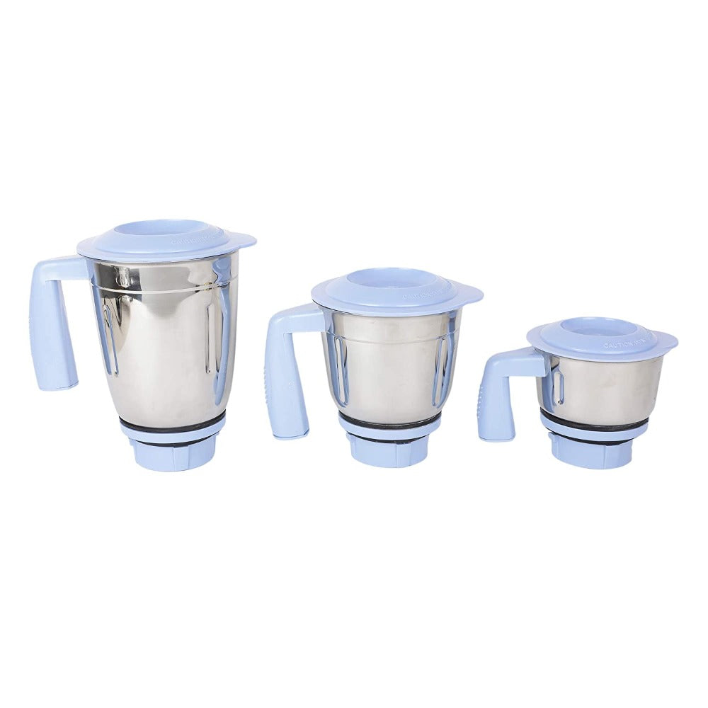 Kenstar Slender-7 750-Watt Mixer Grinder | White & Blue-5