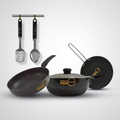 Kukeeze Hard Anodised Cookware Set - 1