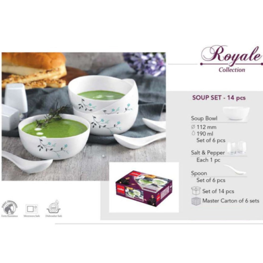 Cello Royale Soup Set - 4