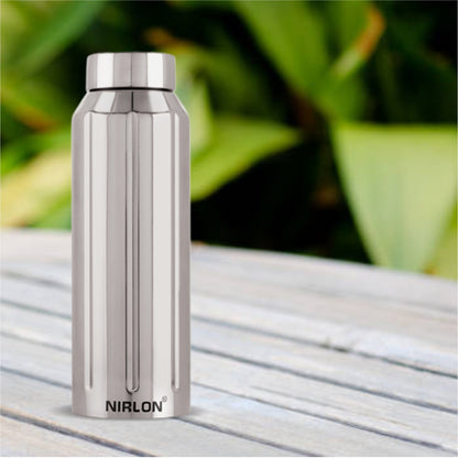 Nirlon Stainless Steel Bottle- Triga  1000 Ml - (Mirror Finish) from www.rasoishop.com